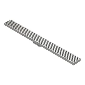 Art Bermuda w/Linear Grate 1000x100x50mm 316 SSteel by null, a Shower Grates & Drains for sale on Style Sourcebook