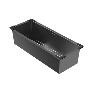 Phoenix Stainless Steel Colander Brushed Black by null, a Basins for sale on Style Sourcebook