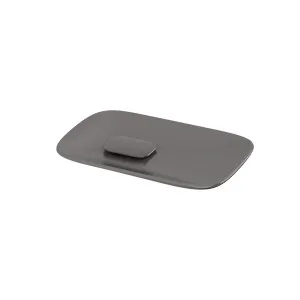 Nuage Soap Dish Brushed Carbon by null, a Soap Dishes & Dispensers for sale on Style Sourcebook
