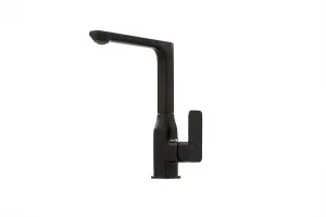 Elbrus Sink Mixer 190 Matte Black by null, a Kitchen Taps & Mixers for sale on Style Sourcebook
