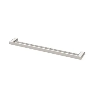 Nuage Double Towel Rail 800 Brushed Nickel by null, a Towel Rails for sale on Style Sourcebook