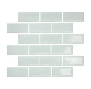 Metro Mint Gloss Mosaic Tile by null, a Mosaic Tiles for sale on Style Sourcebook