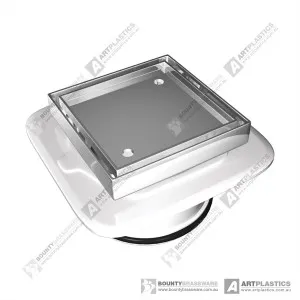 Art Bermuda Mflex Tile Ins 100x100x100mm Chrome by null, a Shower Grates & Drains for sale on Style Sourcebook