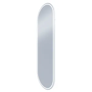 Great Great Gatsby LED Mirror 600x1800 Matt White Frame by null, a Illuminated Mirrors for sale on Style Sourcebook