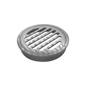 Art Brass Round Grate 100mm Chrome Plate by null, a Shower Grates & Drains for sale on Style Sourcebook