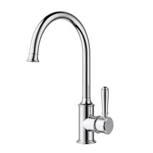 Clasico Gooseneck Sink  Mixer Chrome by null, a Kitchen Taps & Mixers for sale on Style Sourcebook