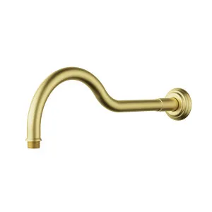 Clasico Shower Arm 400 Brushed Gold by null, a Laundry Taps for sale on Style Sourcebook