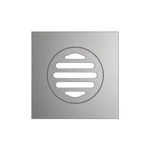 Haus 25 Grate Sq 110x110x80mm Brushed Nickel by null, a Shower Grates & Drains for sale on Style Sourcebook