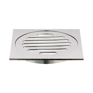 Haus 25 Grate Sq 110x110x100mm Brushed Nickel by null, a Shower Grates & Drains for sale on Style Sourcebook
