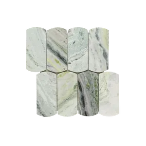 Titan Olive Marble-NP Armour Honed Mosaic by Beaumont Tiles, a Mosaic Tiles for sale on Style Sourcebook