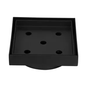 Haus 25 Tile Insert 106x106x100mm Matt Black by null, a Shower Grates & Drains for sale on Style Sourcebook