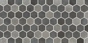 Causeway Grey Mix Natural Product Hexagon Various Mosaic by null, a Mosaic Tiles for sale on Style Sourcebook