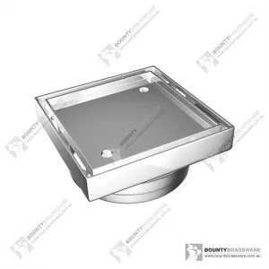Art Bermuda Tile Ins 115X115X100mm Chrome by null, a Shower Grates & Drains for sale on Style Sourcebook