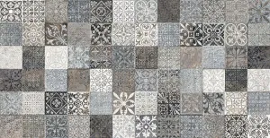 Sutura Gris Porcelain Glazed Insert Matt Tile by null, a Patterned Tiles for sale on Style Sourcebook