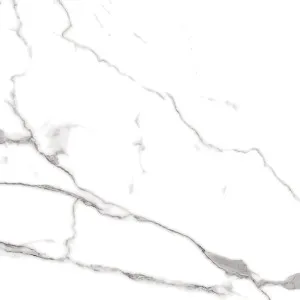 Noble Satvario White Polished Tile by null, a Marble Look Tiles for sale on Style Sourcebook