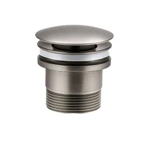 Misha Uni 40mm Mushroom Pop Up Bath Waste Brushed Nickel by null, a Traps & Wastes for sale on Style Sourcebook