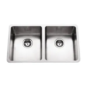 Arial Double Sink NTH 760X440 Stainless Steel by null, a Kitchen Sinks for sale on Style Sourcebook