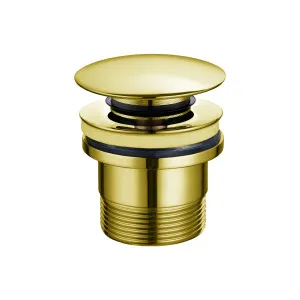 Misha Uni 40mm Mushroom Pop Up Bath Waste Brushed Gold by null, a Traps & Wastes for sale on Style Sourcebook