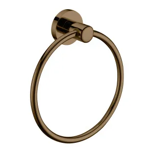 Misha Towel Ring Brushed Copper by null, a Towel Rails for sale on Style Sourcebook
