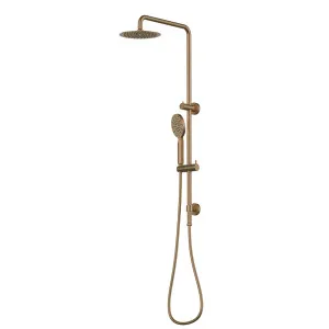 Lina Twin Shower Brushed Copper by null, a Laundry Taps for sale on Style Sourcebook