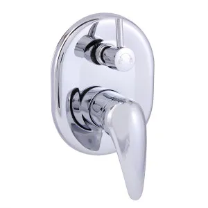 Goulburn Wall/Shower Mixer w Diverter Chrome by null, a Shower Heads & Mixers for sale on Style Sourcebook