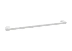 Manhattan Towel Rail Single 600 Chrome/White by null, a Towel Rails for sale on Style Sourcebook