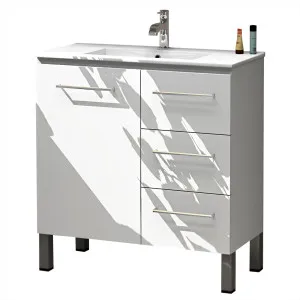 Florida 800 Vanity Ensuite Doors & Drawers with Ceramic Basin Top by null, a Vanities for sale on Style Sourcebook