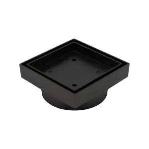 Art Bermuda Tile Ins 115x115x100mm Black Chrome by null, a Shower Grates & Drains for sale on Style Sourcebook