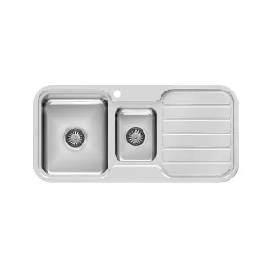 Phoenix 1000 1-1/3 L/H Bowl Sink W/-Drainer 1TH Stainless Steel by null, a Kitchen Sinks for sale on Style Sourcebook