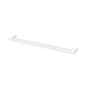 Nuage Double Towel Rail 800 Matte White by null, a Towel Rails for sale on Style Sourcebook