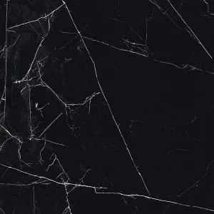 Muse Nero Marquina Black Matt Tile by null, a Marble Look Tiles for sale on Style Sourcebook