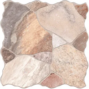 Step Stone CrazyPave Multicolour Embossed Textured Tile by null, a Outdoor Tiles & Pavers for sale on Style Sourcebook
