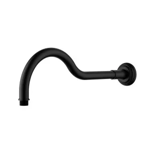Clasico Shower Arm 400 Matt Black by null, a Shower Heads & Mixers for sale on Style Sourcebook