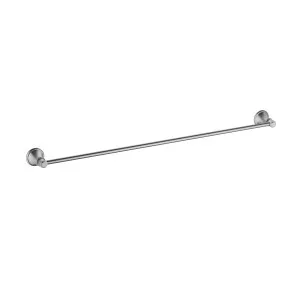 Clasico Single Towel Rail 600 Brushed Nickel by null, a Towel Rails for sale on Style Sourcebook