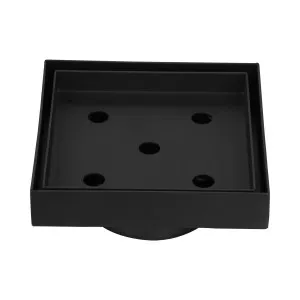 Haus 25 Tile Insert 106x106x80mm Matt Black by null, a Shower Grates & Drains for sale on Style Sourcebook