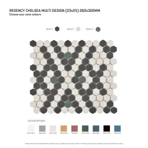Regency Chelsea Multicolour Textured Mosaic Tile by null, a Outdoor Tiles & Pavers for sale on Style Sourcebook