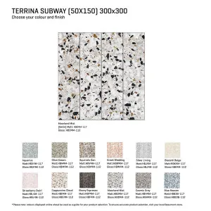 Terrina Subway Embossed Tile by null, a Terrazzo Look Tiles for sale on Style Sourcebook