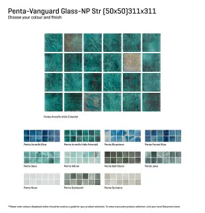 Penta-Vanguard Glass Natural Product Structured Mosaic (Colour?)(Finish?) by null, a Mosaic Tiles for sale on Style Sourcebook