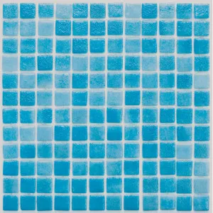Paris Mid Blue Glass Natural Product Gloss Mosaic by null, a Mosaic Tiles for sale on Style Sourcebook