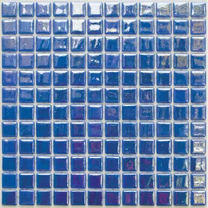 New York Electric Blue Glass Natural Product Pearl Gloss Mosaic by null, a Mosaic Tiles for sale on Style Sourcebook