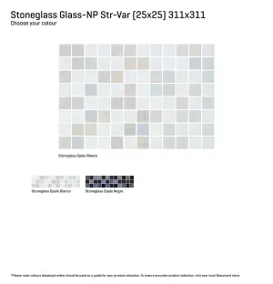 Stoneglass Glass Natural Product Structured Various Mosaic (Colour?????) by null, a Mosaic Tiles for sale on Style Sourcebook