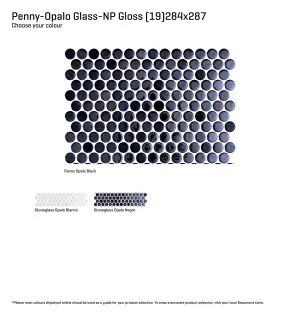 Penny-Opalo Glass Natural Product Gloss Mosaic (Colour?????) by null, a Mosaic Tiles for sale on Style Sourcebook