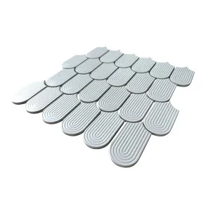 Cascade Trevi White Embossed Matt Mosaic Tile by null, a Mosaic Tiles for sale on Style Sourcebook