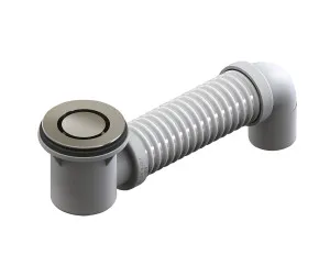 Art P&W Bath Bend Pop Down w/Connector Brushed Nickel by null, a Shower Grates & Drains for sale on Style Sourcebook