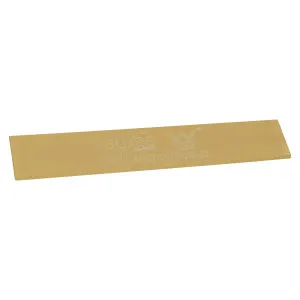 Lauxes Standard Tile Insert Floor Grate Straight Joiner 180 degree 21mm High (Pack of 2) - Matt Yellow Gold by null, a Shower Grates & Drains for sale on Style Sourcebook