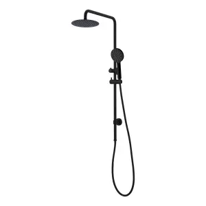 Lina Twin Shower Matt Black by null, a Laundry Taps for sale on Style Sourcebook