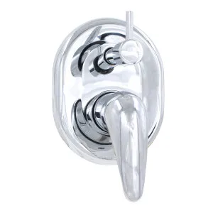 Arial Wall/Shower with Divertor Mixer Chrome by null, a Shower Heads & Mixers for sale on Style Sourcebook