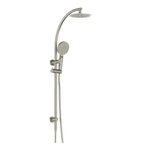 Misha Twin Shower Brushed Nickel by null, a Bathroom Taps & Mixers for sale on Style Sourcebook