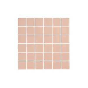 Regency Blush Textured Mosaic Tile by null, a Outdoor Tiles & Pavers for sale on Style Sourcebook