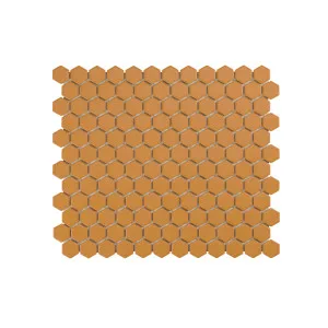 Regency Yellow Hexagon Textured Mosaic Tile by null, a Outdoor Tiles & Pavers for sale on Style Sourcebook